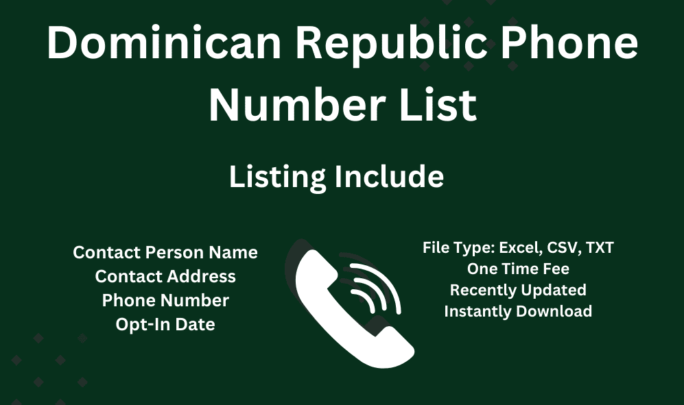 Dominican Republic phone number list