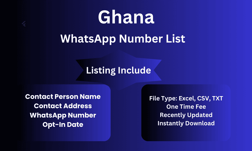 Ghana whatsapp number list