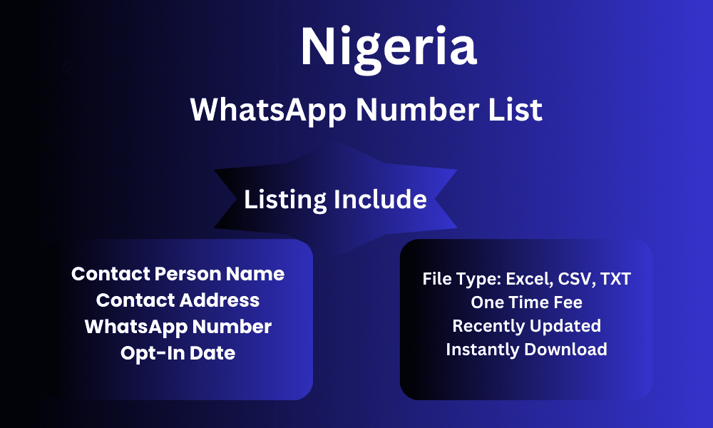 Nigeria whatsapp number list