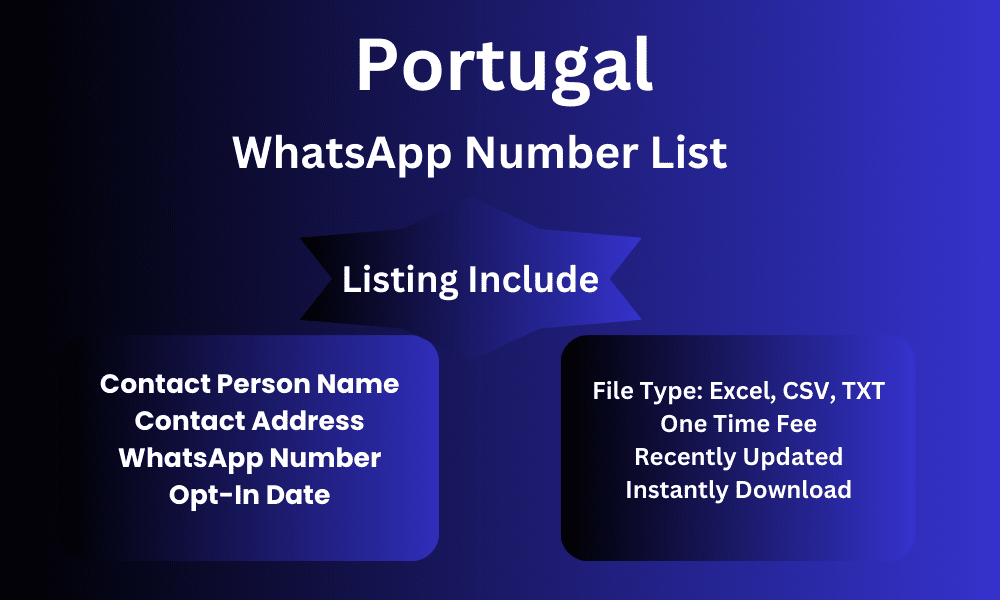 Portugal whatsapp number list