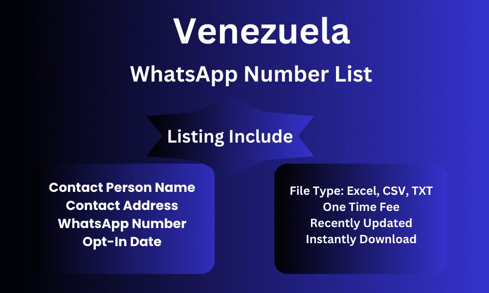 Venezuela whatsapp number list
