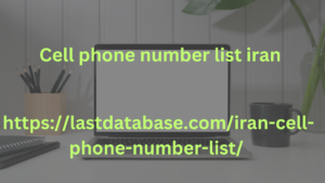 Cell phone number list iran