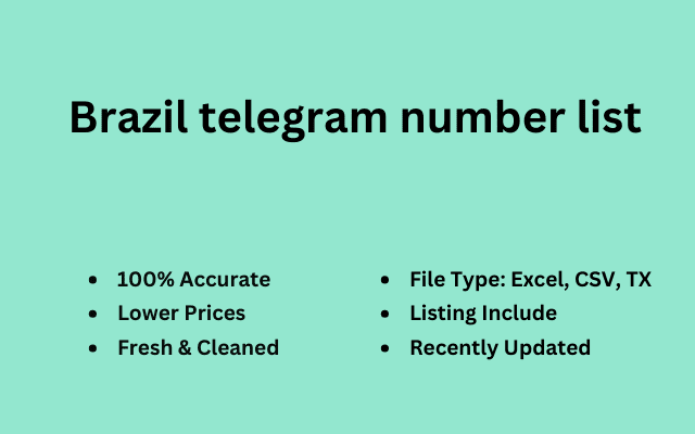 Brazil telegram number list